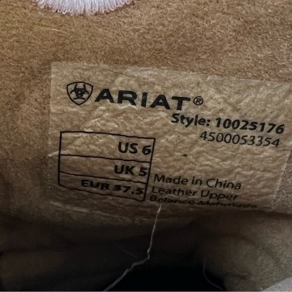 Ariat Western Cowboy Boots Women’s 6 - Picture 8 of 9